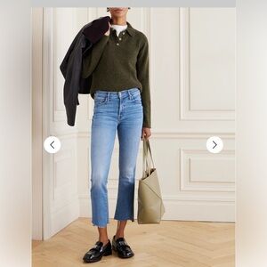 Mother insider crop fray “shoot to thrill”